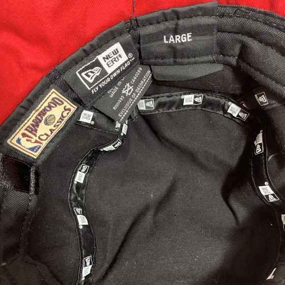 Chicago Bulls New Era Hardwood Classics Bucket Hat Black / Red Sz LARGE - Picture 7 of 9